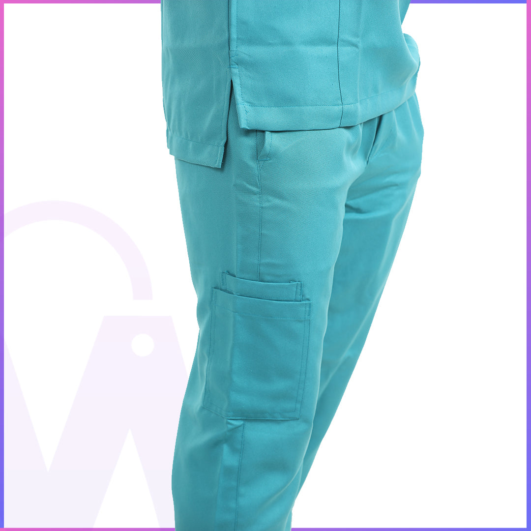 Half Collar Scrub - Women (Short Sleeve)