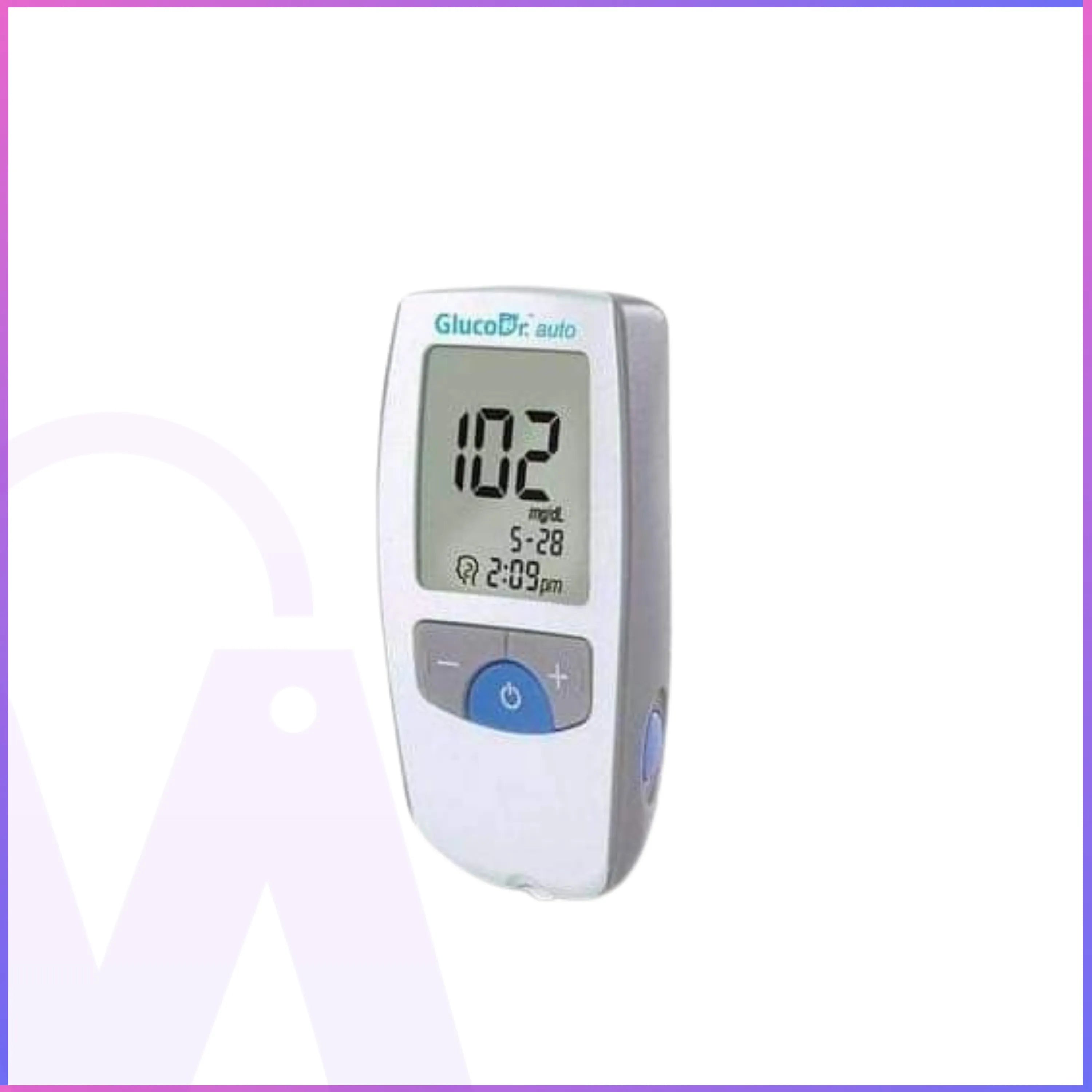 Gluco Dr. Auto A Blood Glucose Meter – Made in Korea | Free 25 Strips | Easy & Accurate Testing