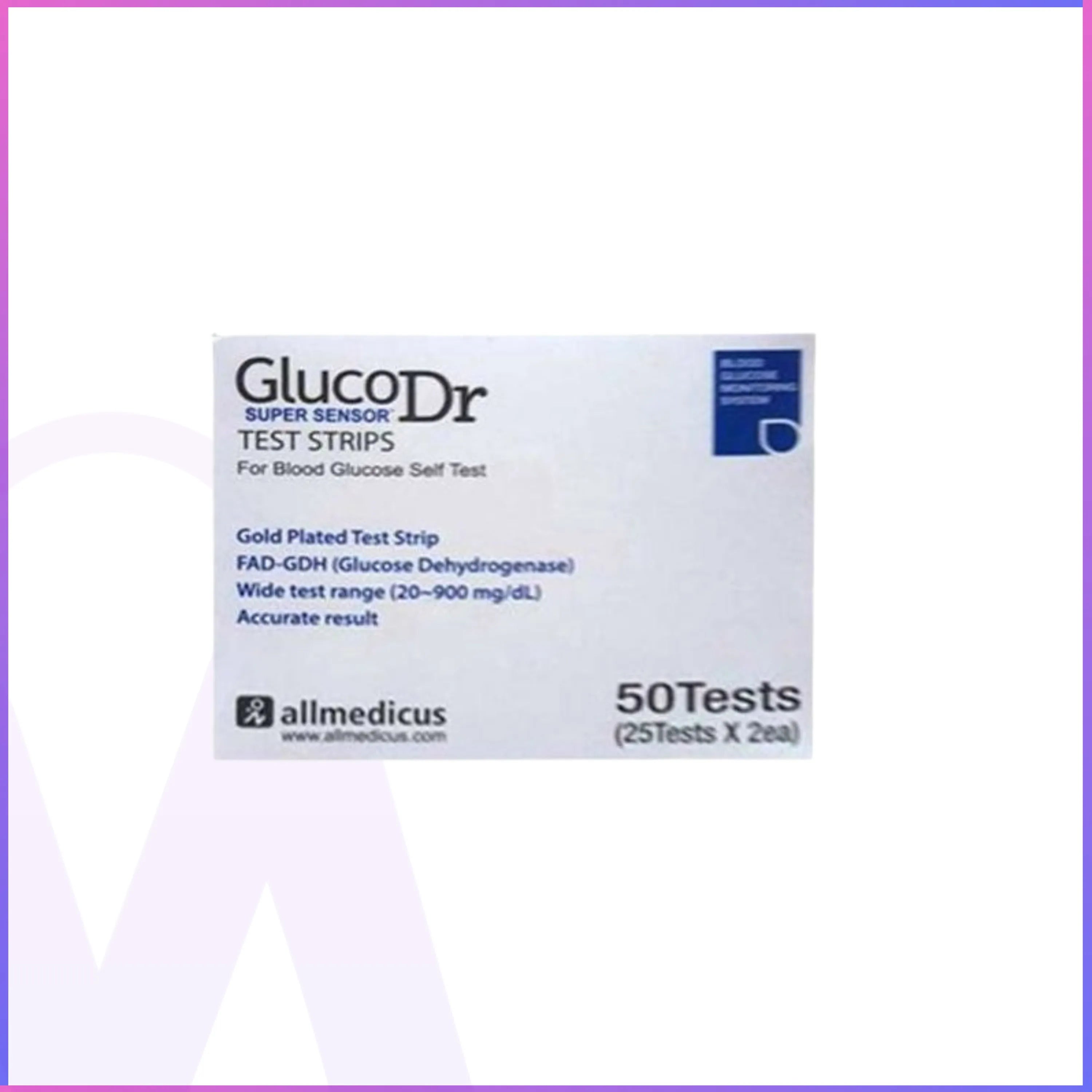 Gluco Dr Super Sensor Glucometer – Made in Korea | Free 25 Test Strips | Accurate & Easy Diabetes Monitoring