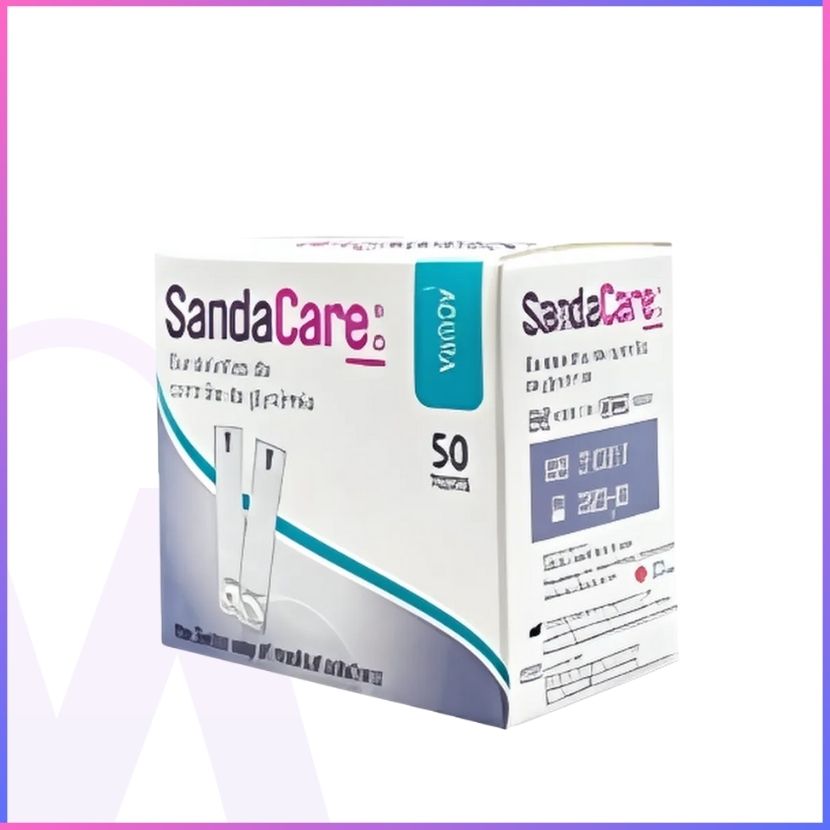شرائط Sandacare Adura لقياس نسبة الجلوكوز في الدم