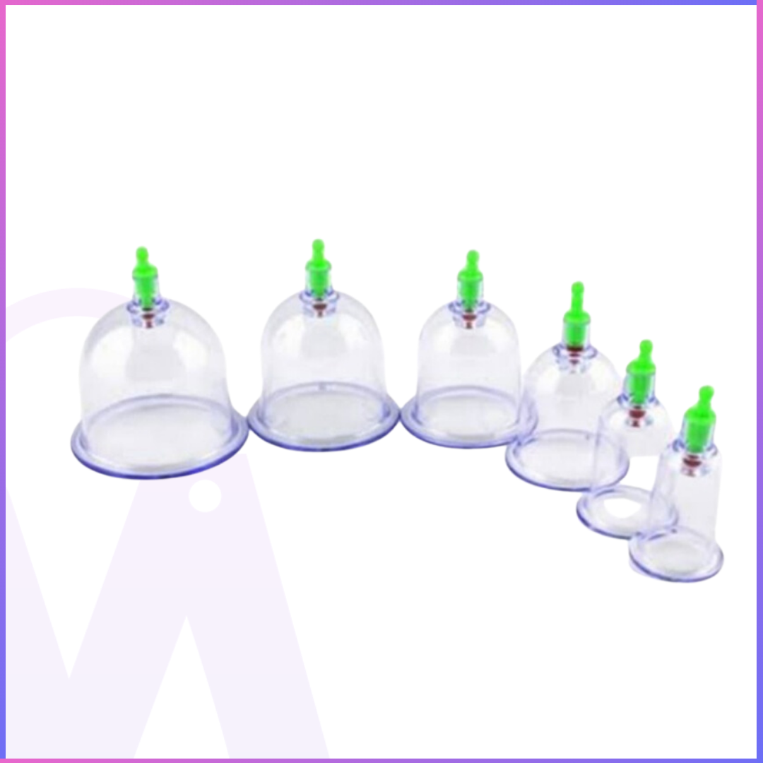 Cupping Therapy Set with Suction Gun – High-Quality Hijama Cups for Pain Relief & Blood Circulation