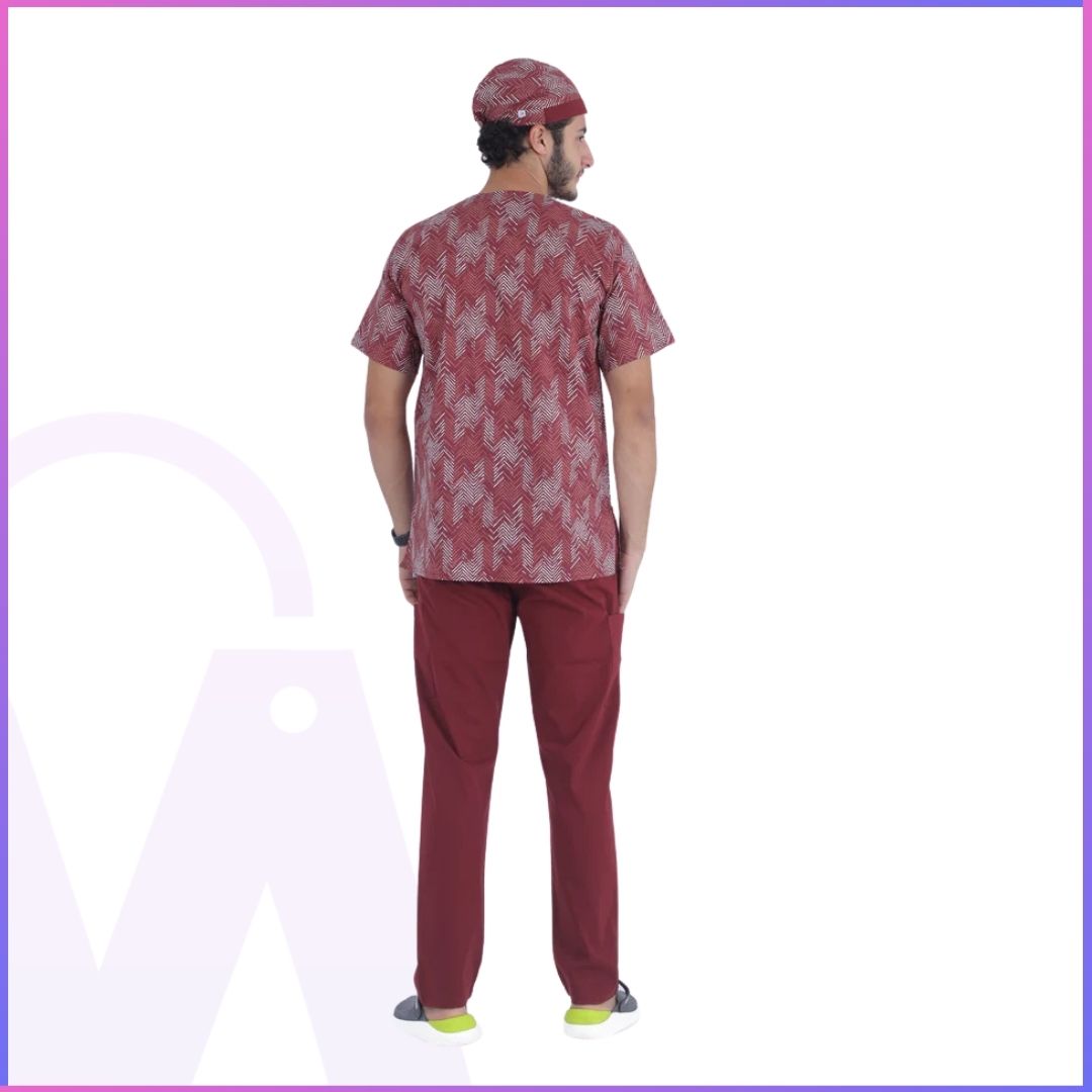 Dr. Flexi Men’s Printed Scrubs – Stylish & Comfortable Workwear
