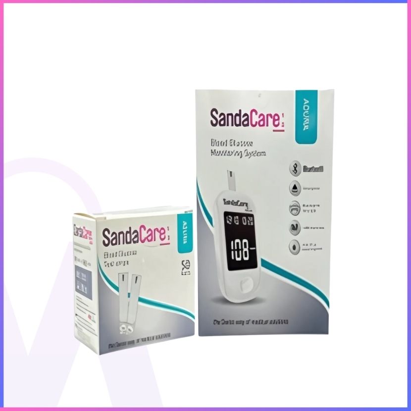 Blood glucose monitor with 60 Blood glucose Strips