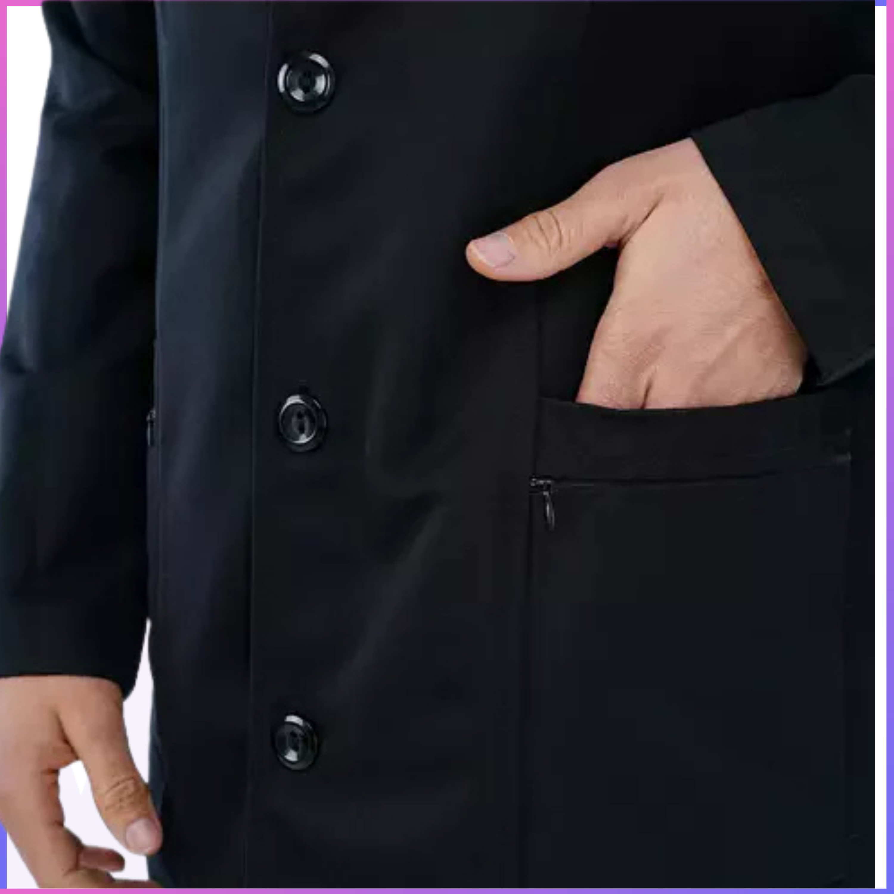 Premium Long Lab Coat - Men