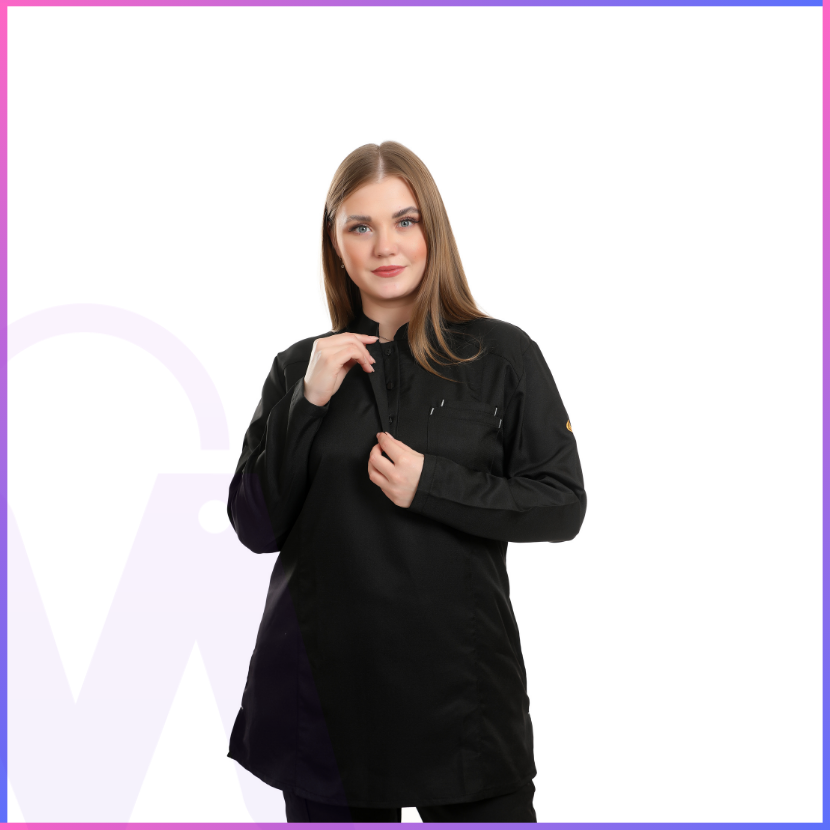 Female Half Collar Scrub (Full Sleeves)