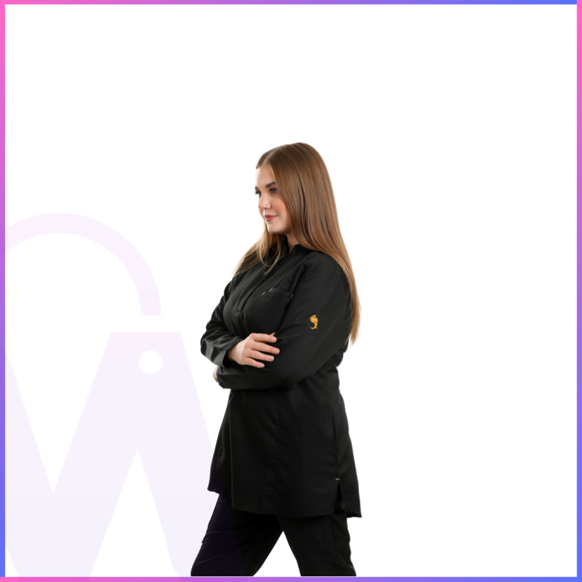Female Half Collar Scrub (Full Sleeves)