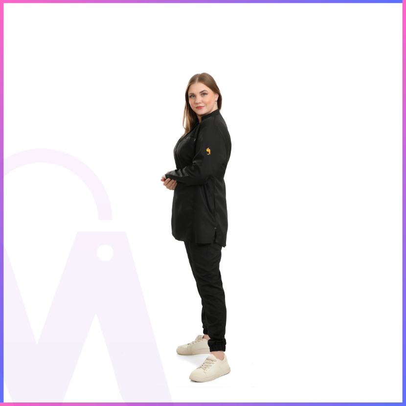 Female Half Collar Scrub (Full Sleeves)