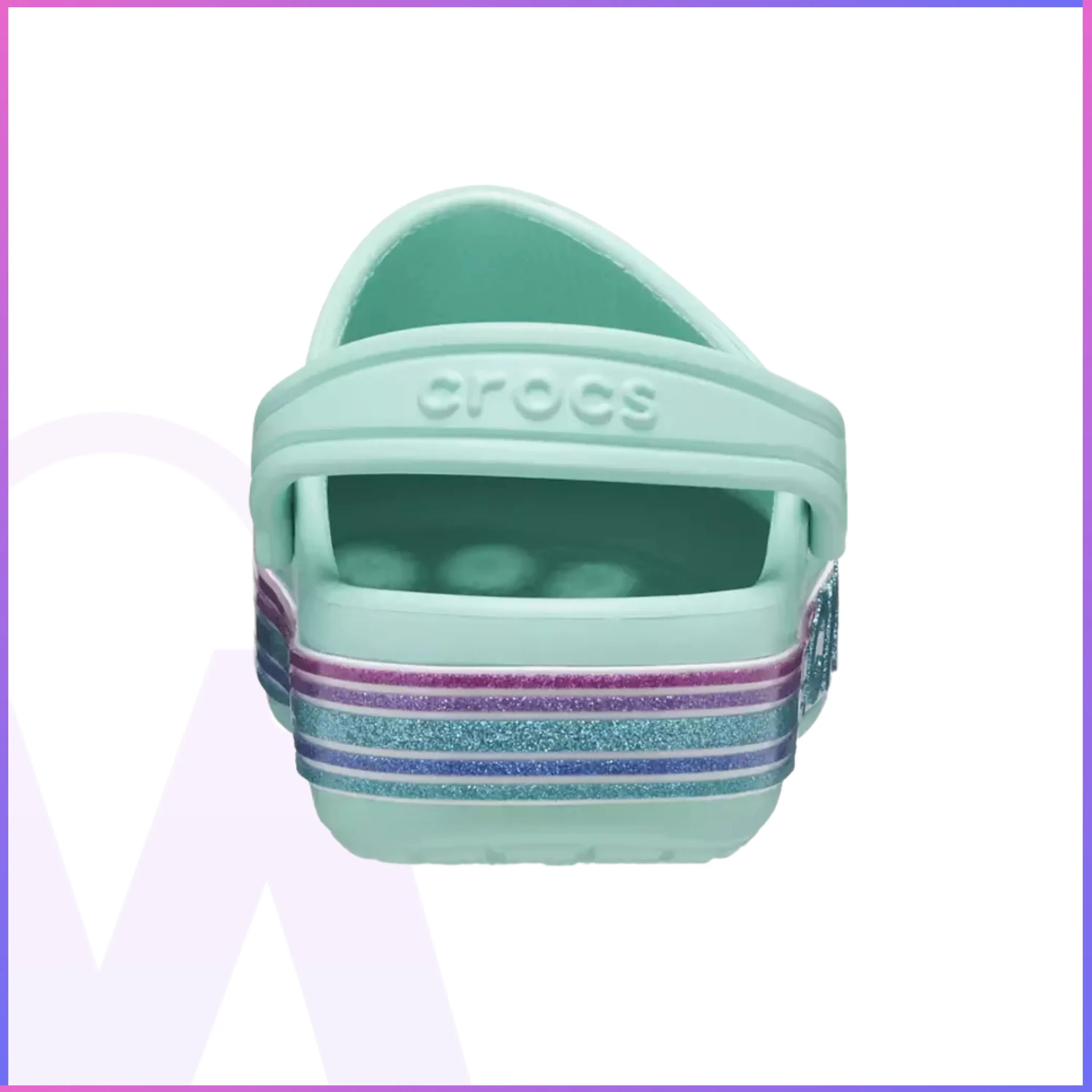 Crocs Babayan Rainbow Glitter Clog Kids