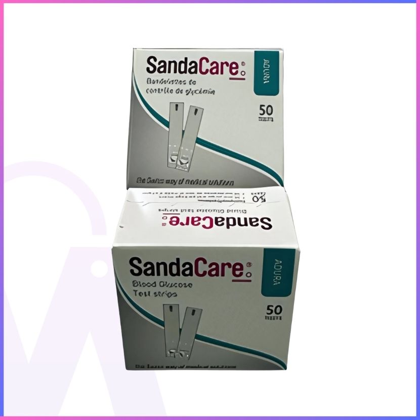 تقدم Sandacare Adura 100 شريط لقياس نسبة السكر في الدم