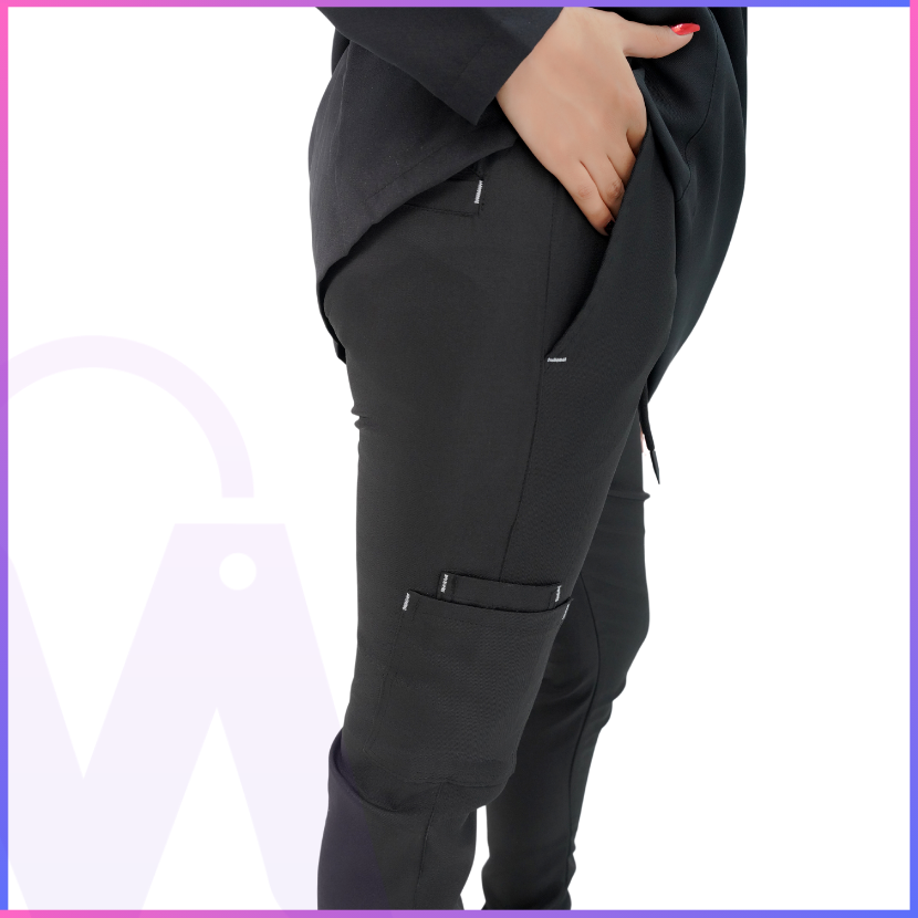 Female Half Collar Scrub (Full Sleeves)