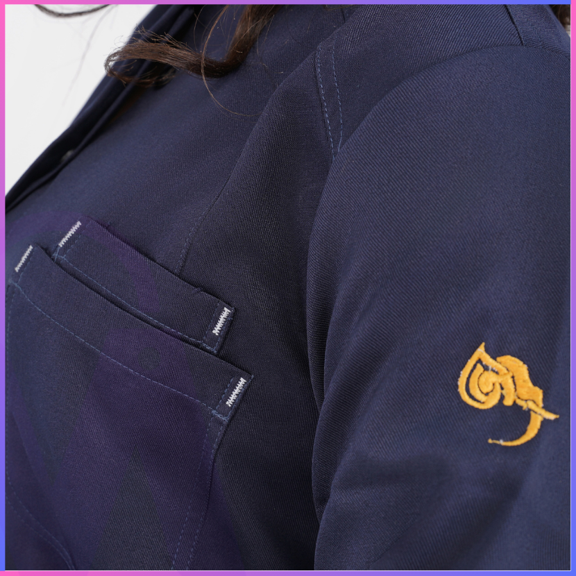 Female Half Collar Scrub (Full Sleeves)