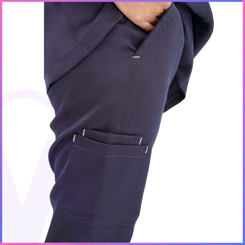 Female Half Collar Scrub (Full Sleeves)