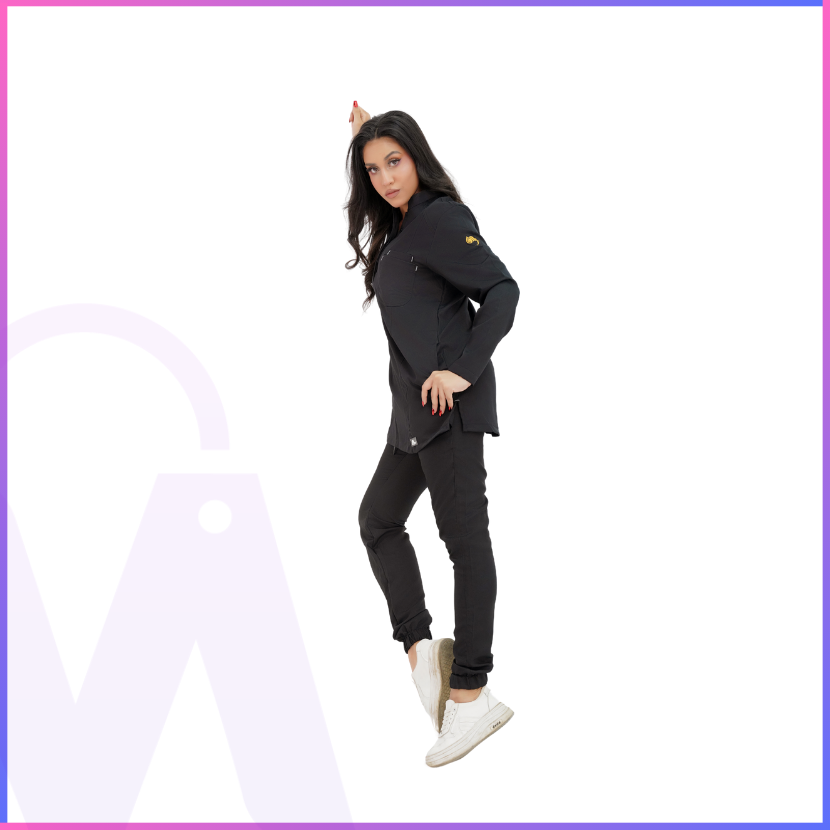 Female Half Collar Scrub (Full Sleeves)