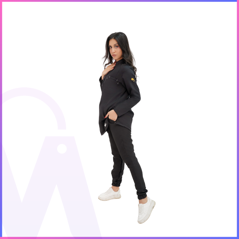 Female Half Collar Scrub (Full Sleeves)