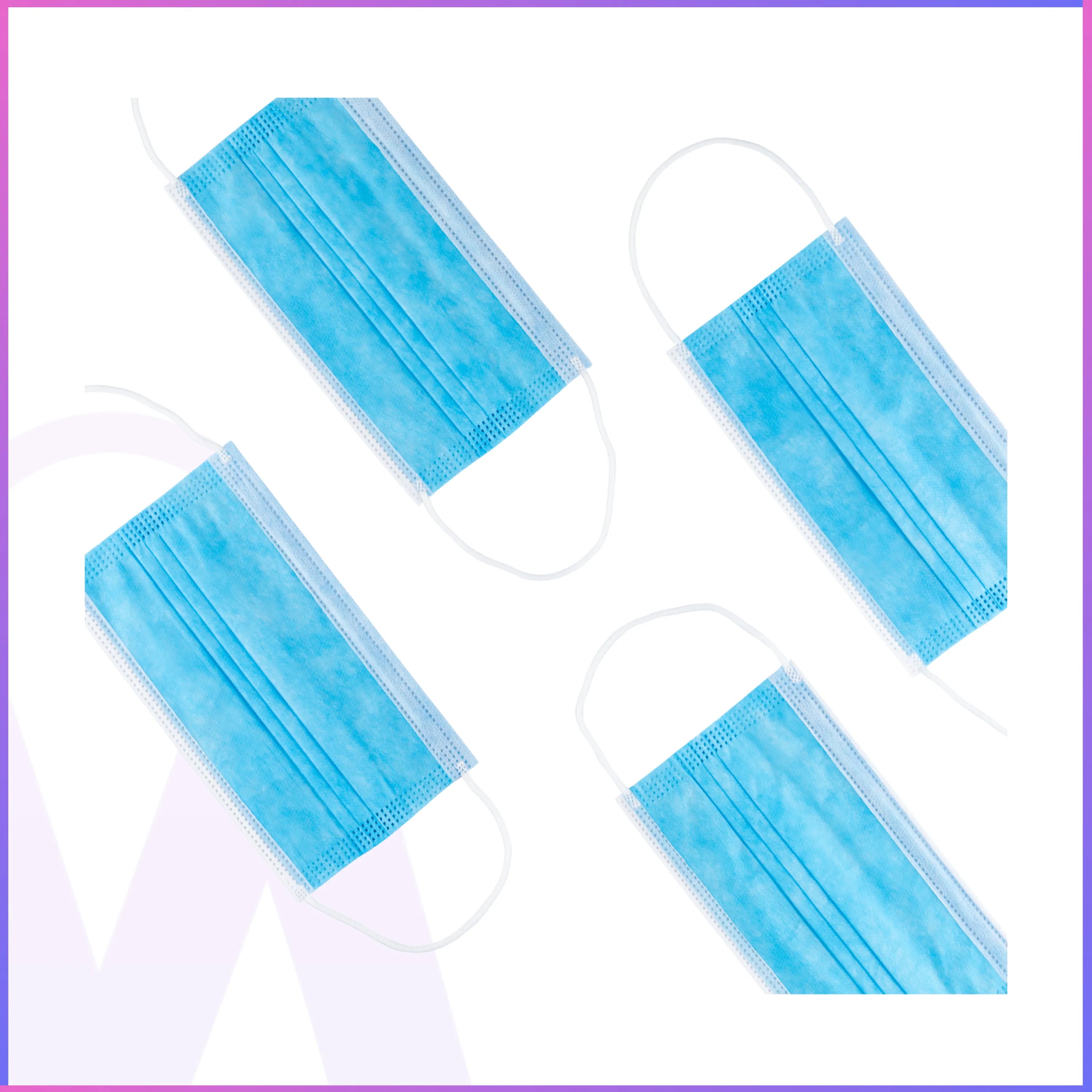 Disposable Face Mask – 3-Ply with Melt-Blown Filter