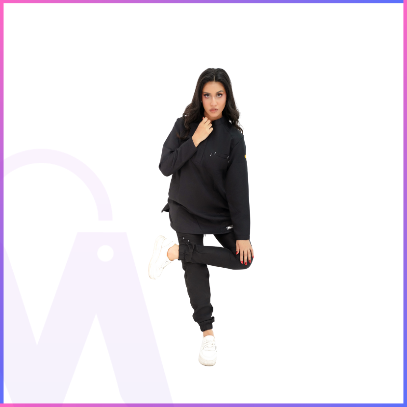 Female Half Collar Scrub (Full Sleeves)