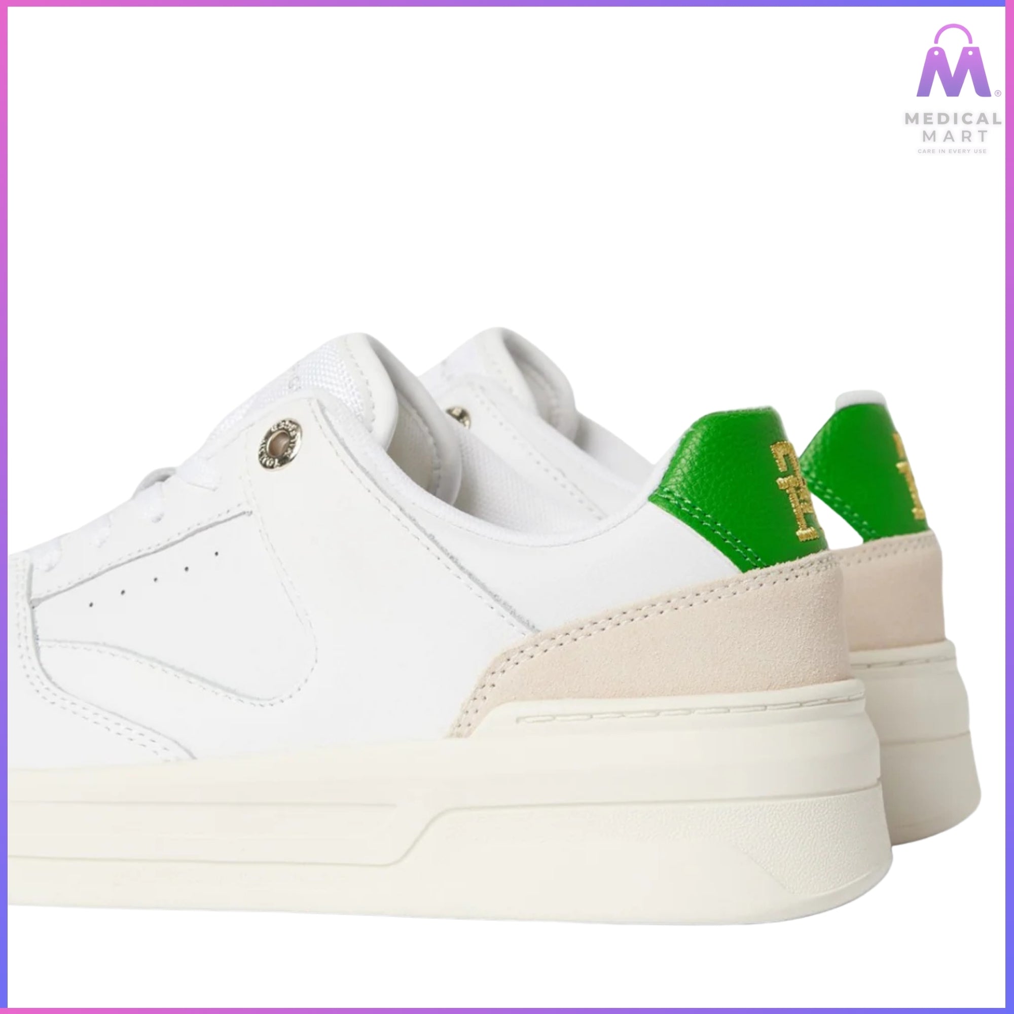 Tommy Hilfiger Leather White Sneakers
