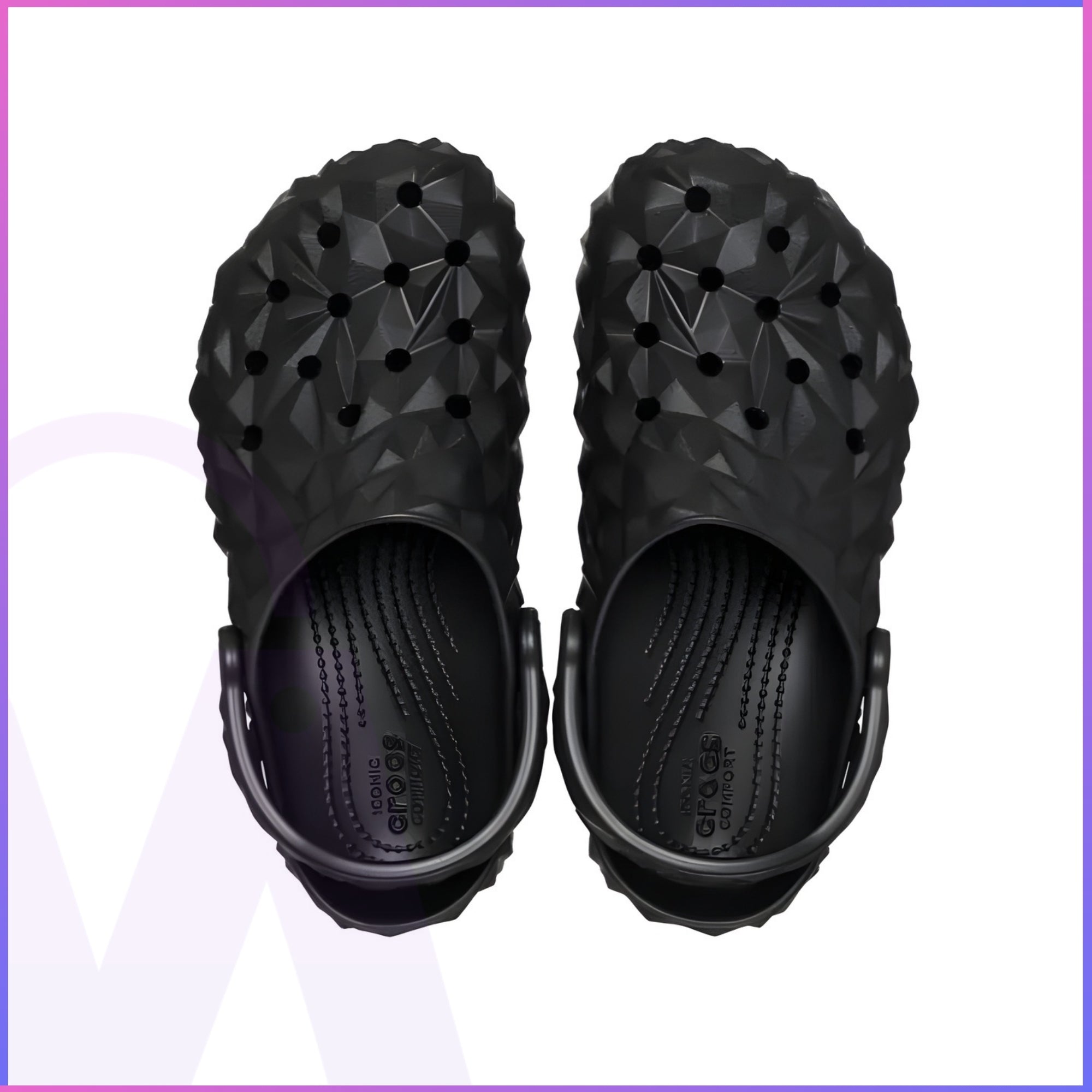 Unisex Crocs Classic Geometric Clog - Black