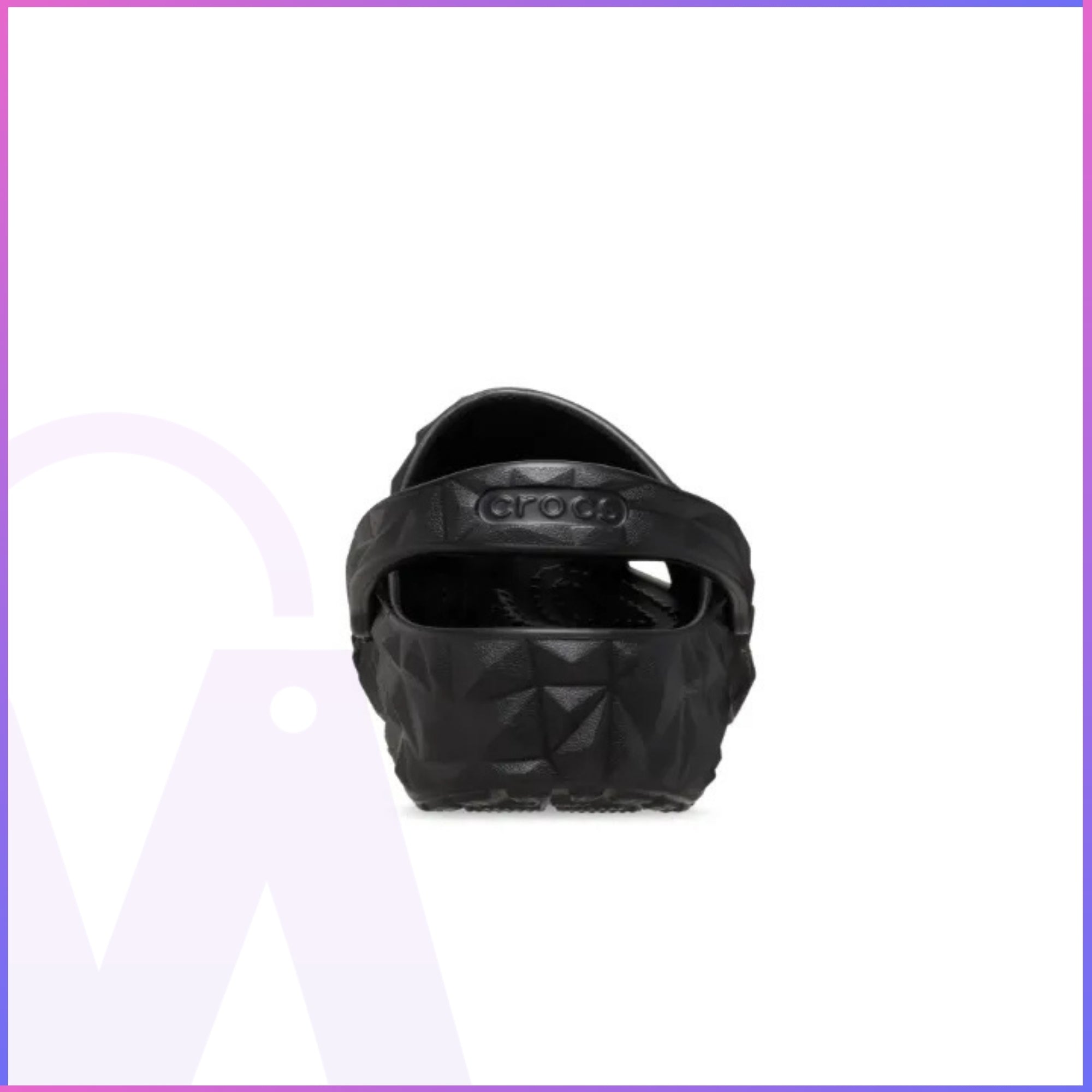 Unisex Crocs Classic Geometric Clog - Black