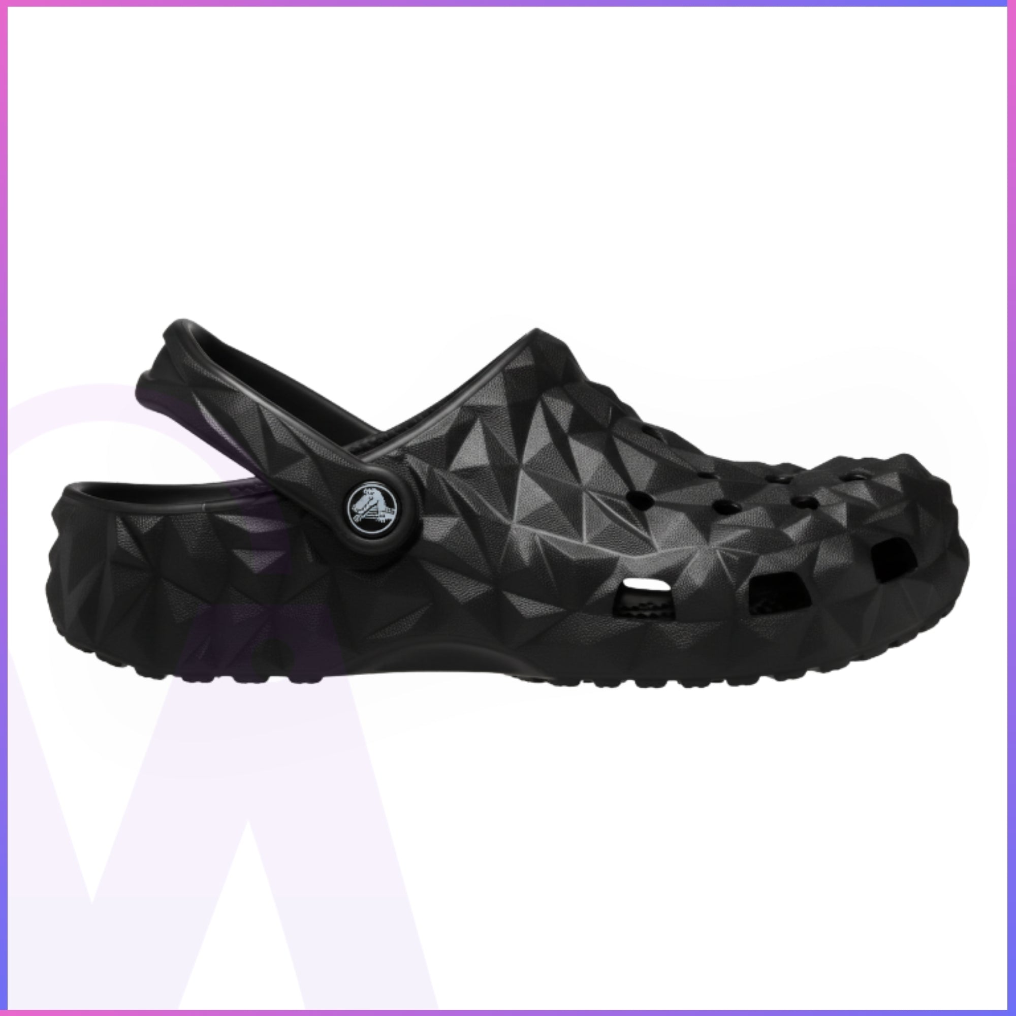 Unisex Crocs Classic Geometric Clog - Black
