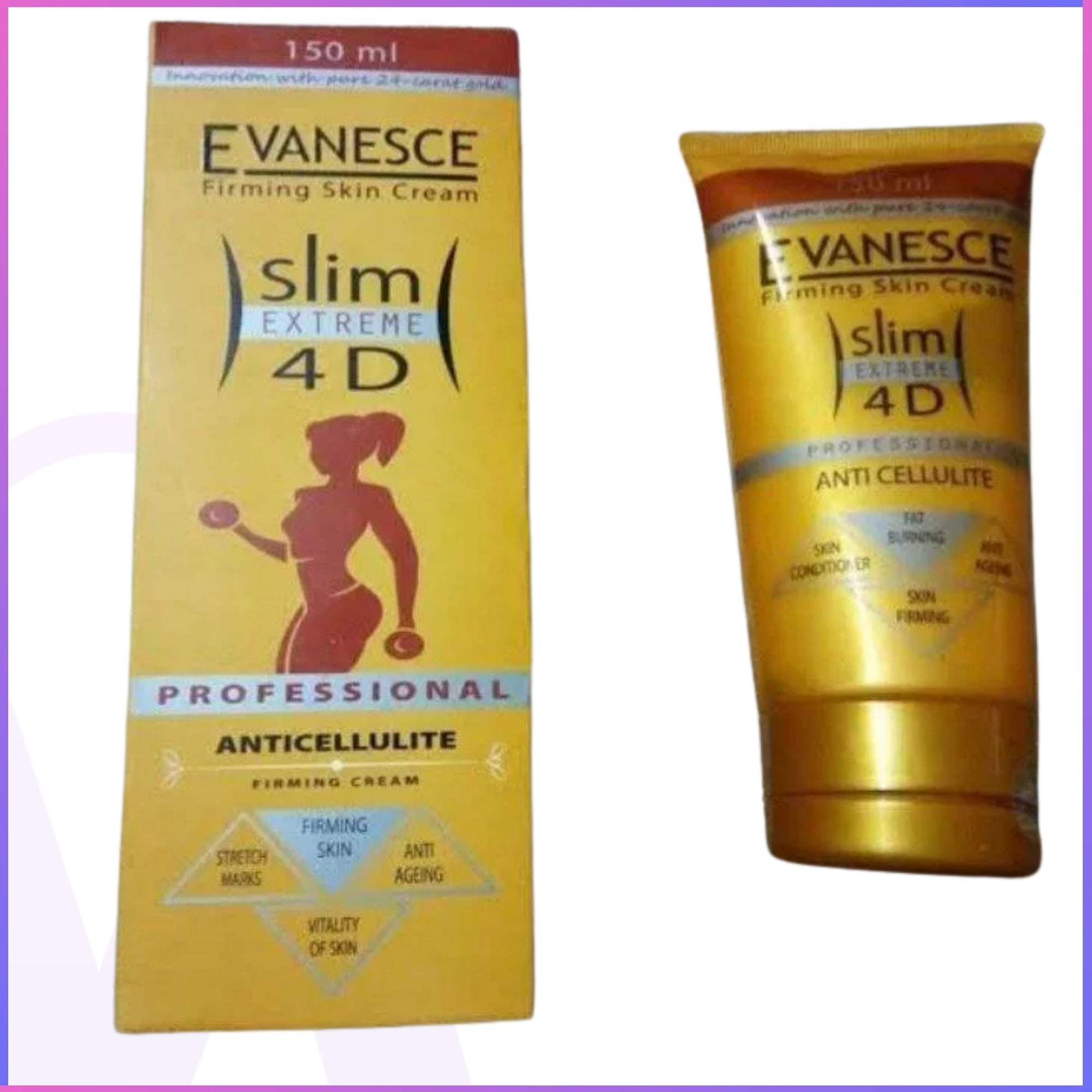 EVANESCE Slim Extreme 4D – Localized Slimming & Body Sculpting Cream (150 ml)