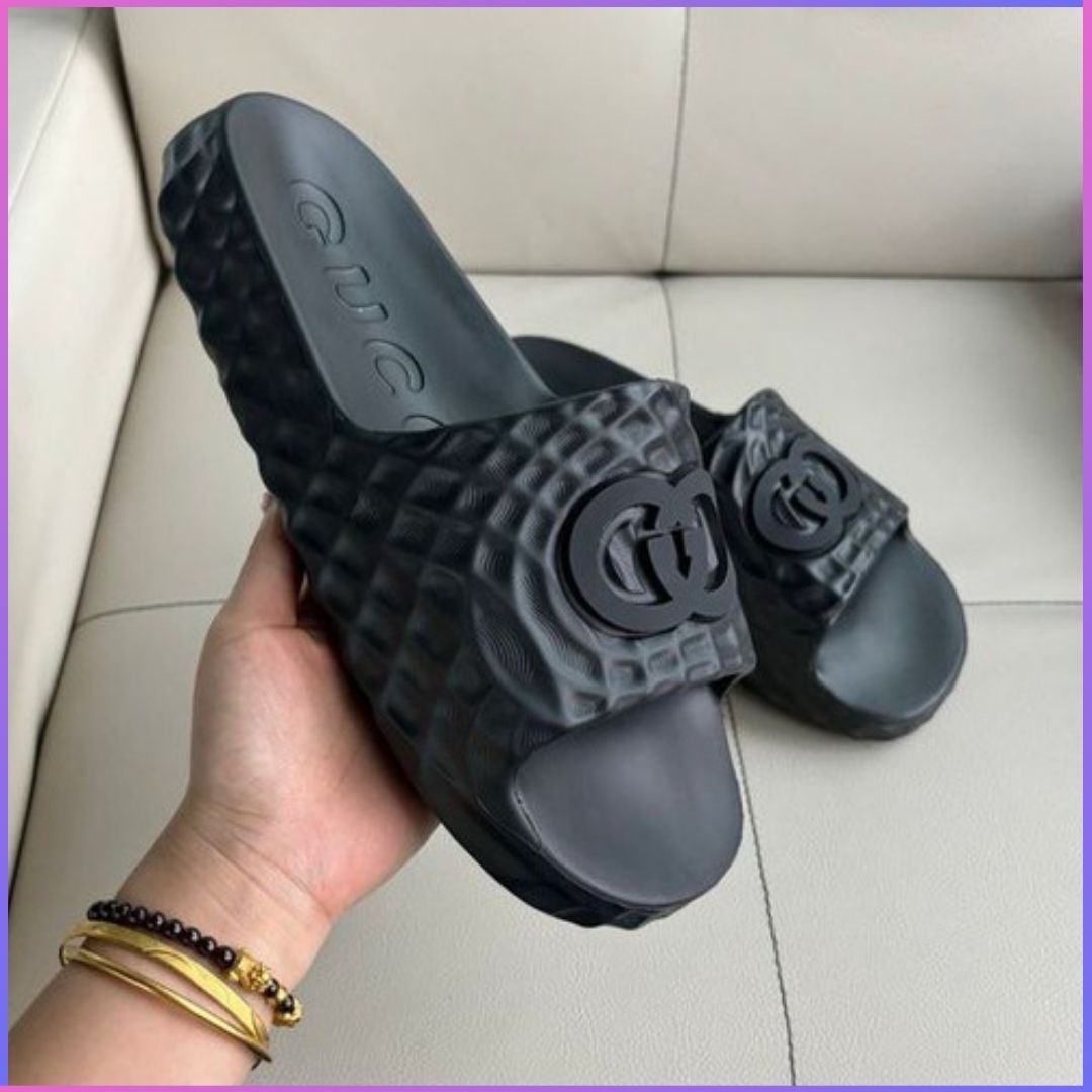 GG Water Ripple Rubber Slipper