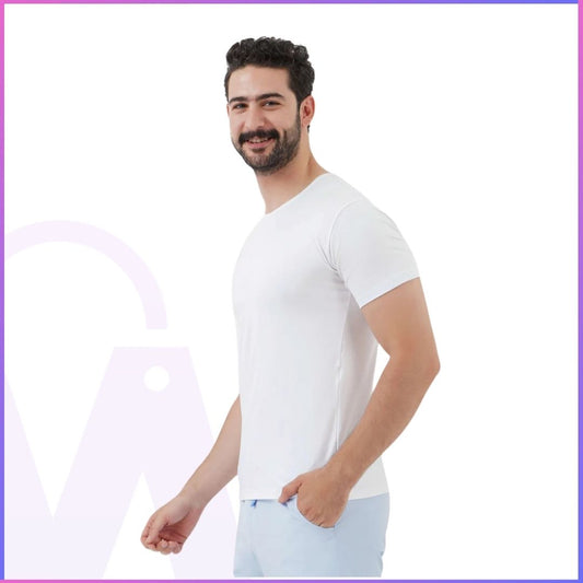 Cotton Lycra Undershirt – Short Sleeve