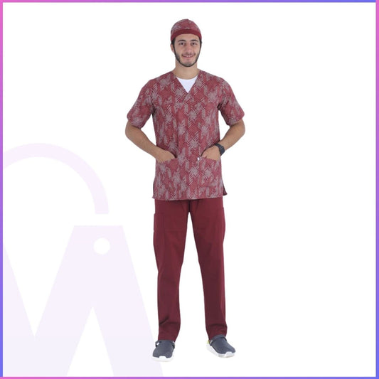 Dr. Flexi Men’s Printed Scrubs – Stylish & Comfortable Workwear
