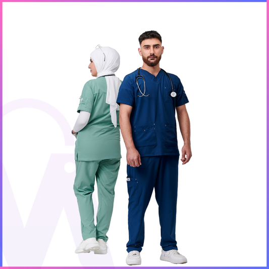 Unisex Short-Sleeve Scrub