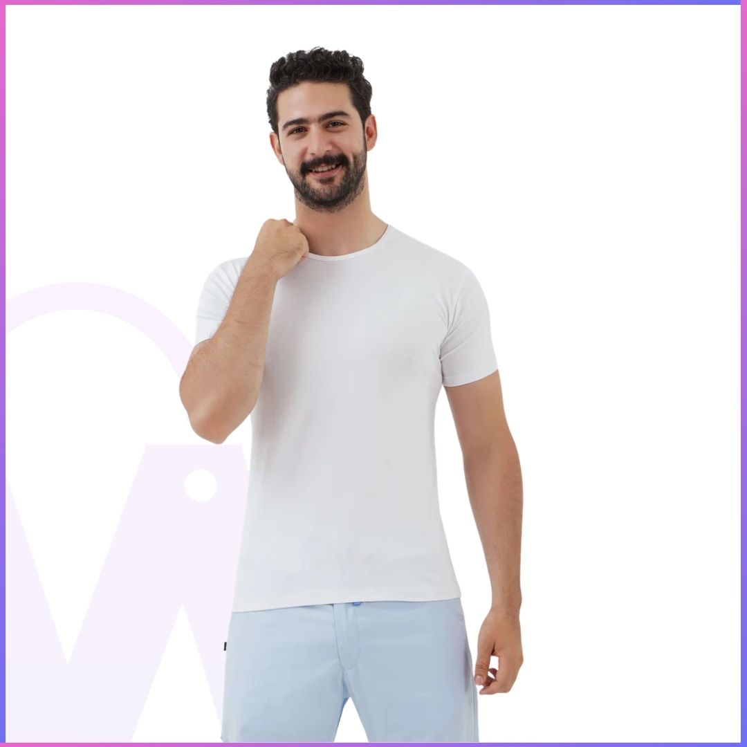 Cotton Lycra Undershirt – Short Sleeve