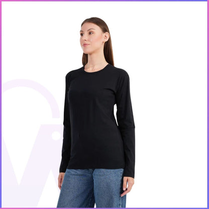 Cotton Lycra Long Sleeve Top