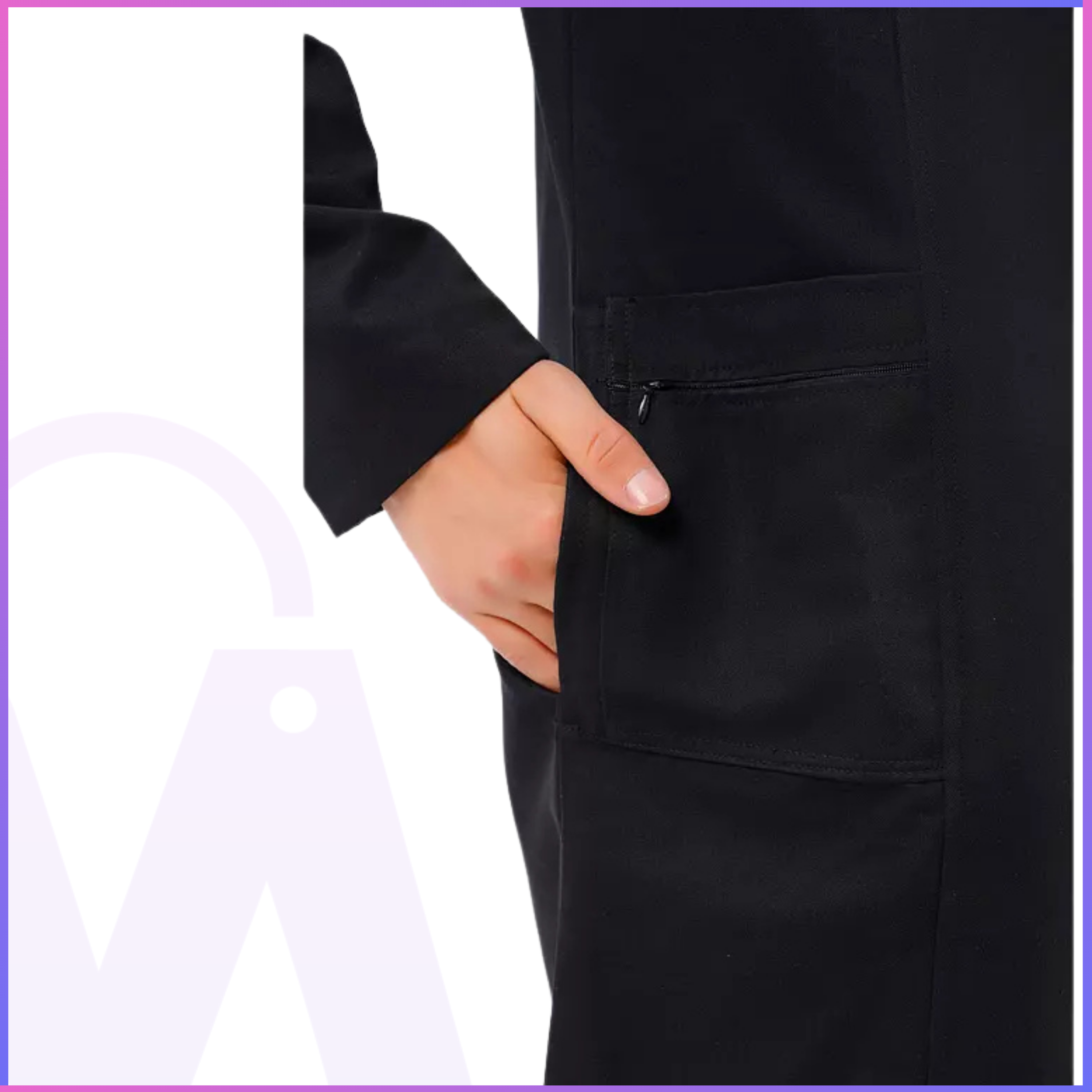 Premium Long Lab Coat - Men