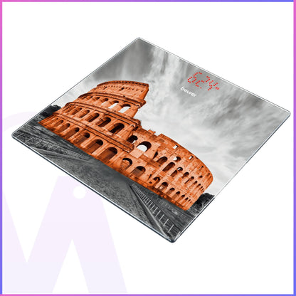 ميزان بيورر الزجاجي الرقمي بتصميم روما – Beurer GS 215 Rome