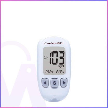 CareSens S Fit Blood Glucose Meter – Fast 6s Results | 2-Year Warranty | 1000 Test Memory | Ketone Alert