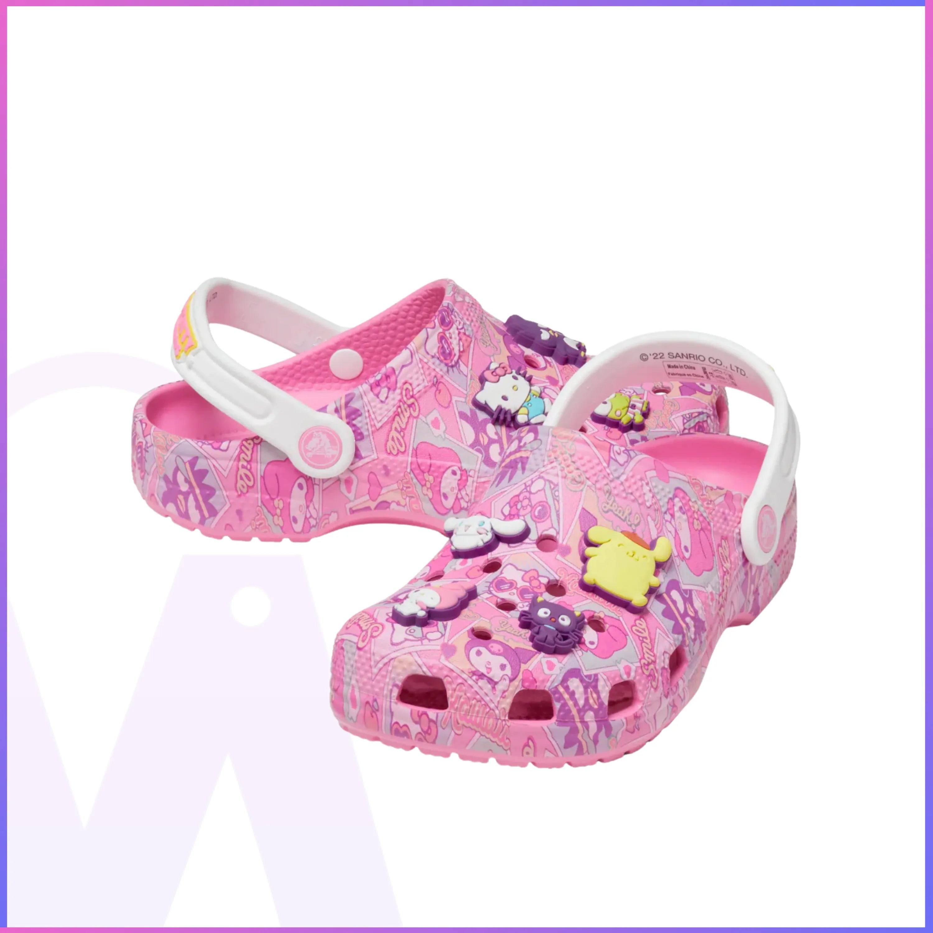 Crocs Kids' Classic Hello Kitty and Friends Clog - PNK