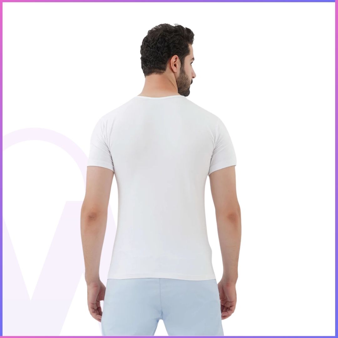 Cotton Lycra Undershirt – Short Sleeve