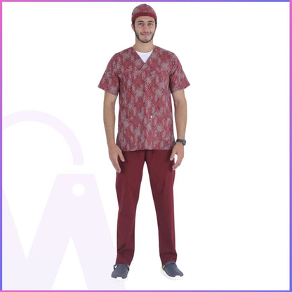 Dr. Flexi Men’s Printed Scrubs – Stylish & Comfortable Workwear