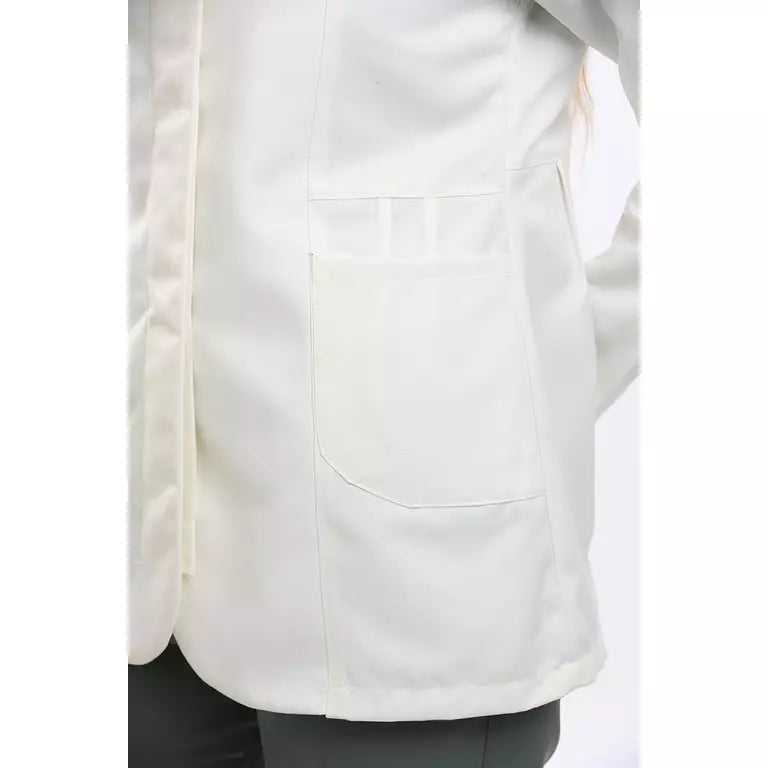 Half Collar Lab Coat - Female (Short)