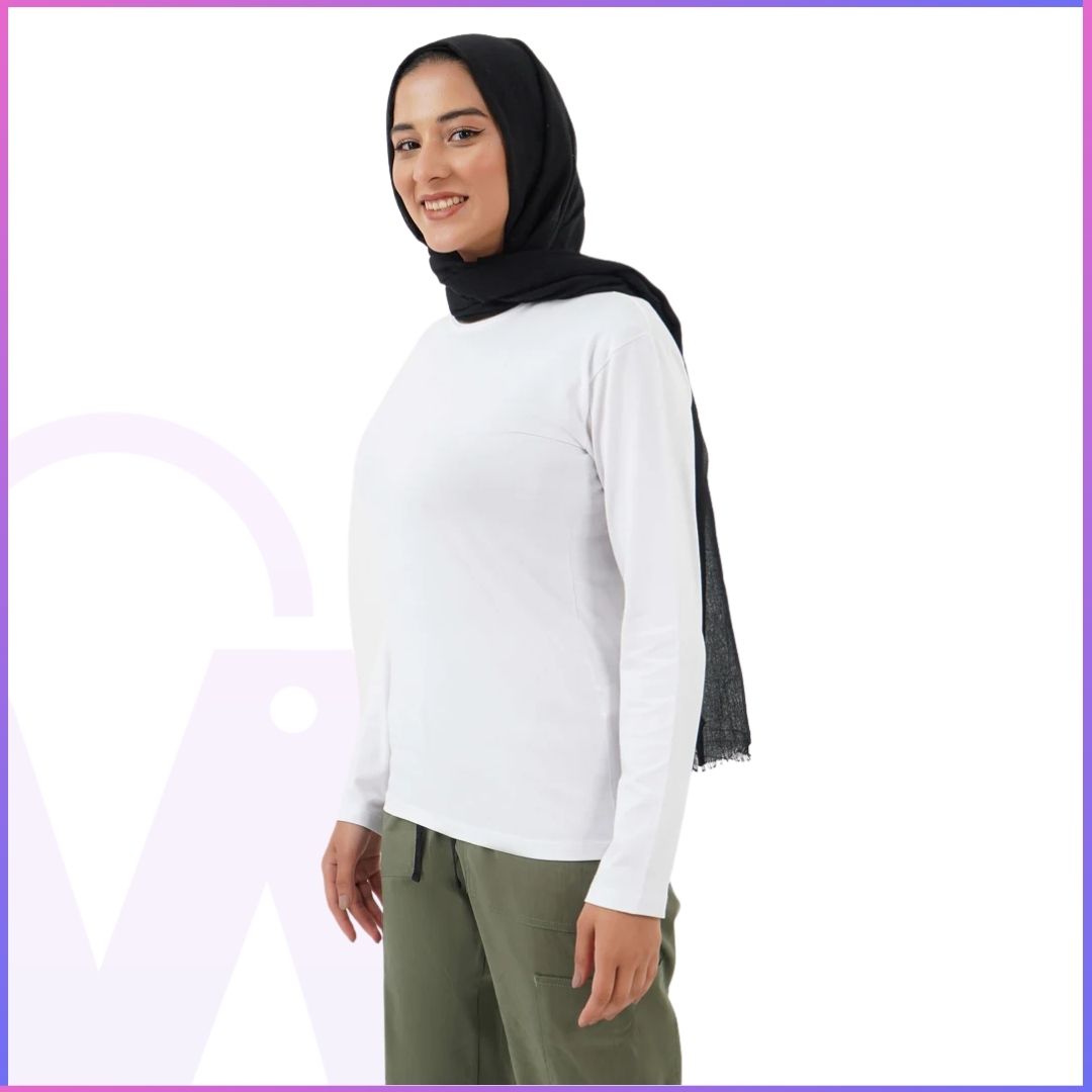 Cotton Lycra Long Sleeve Top