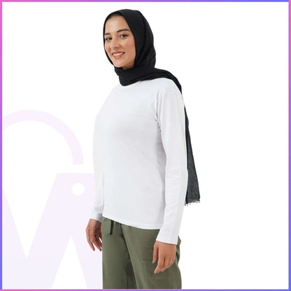 Cotton Lycra Long Sleeve Top