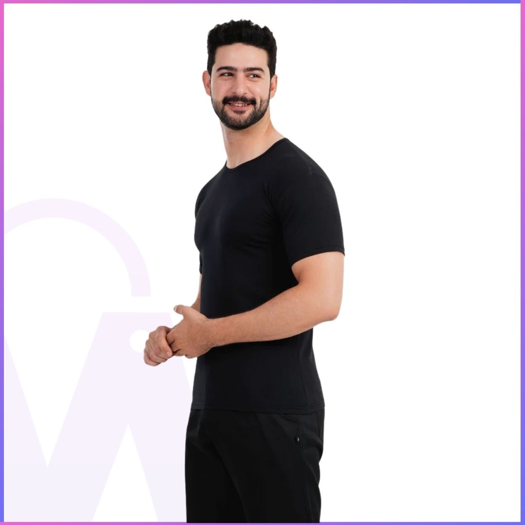 Cotton Lycra Undershirt – Short Sleeve