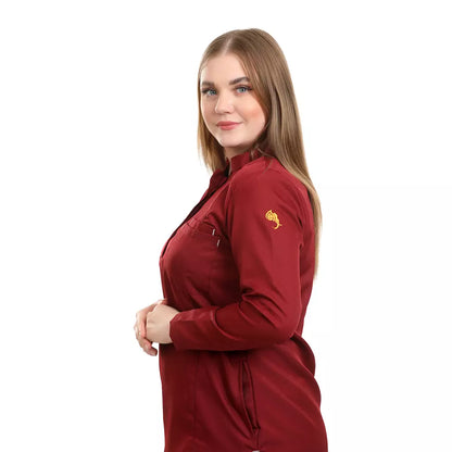 Female Half Collar Scrub (Full Sleeves)