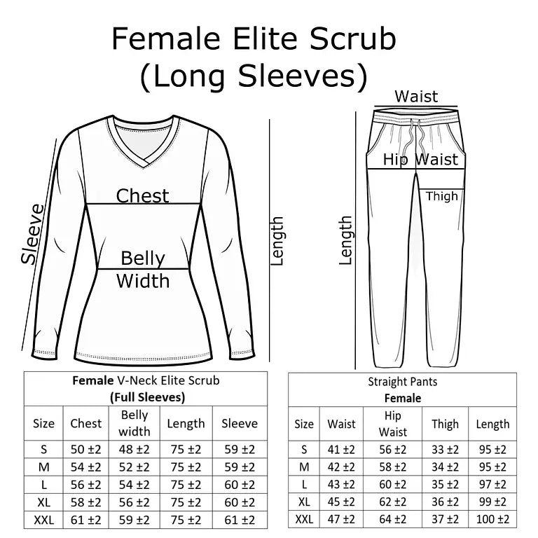 Elite Scrub - Women (Long Sleeves)