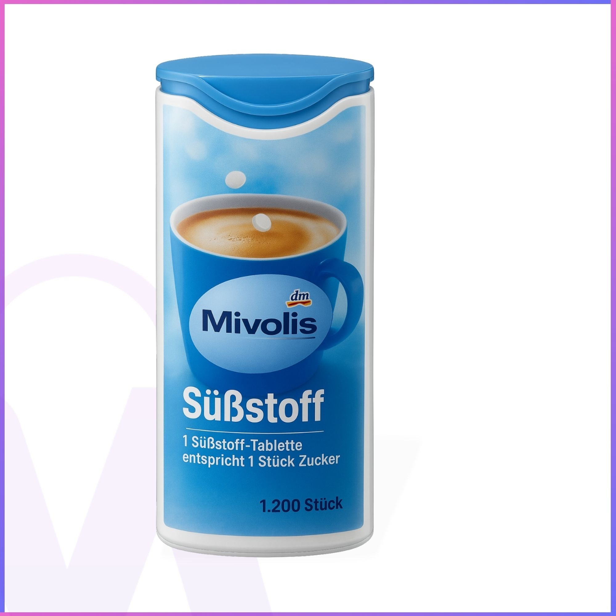 Mivolis German Sweetener Tablets (1200 Dispenser)