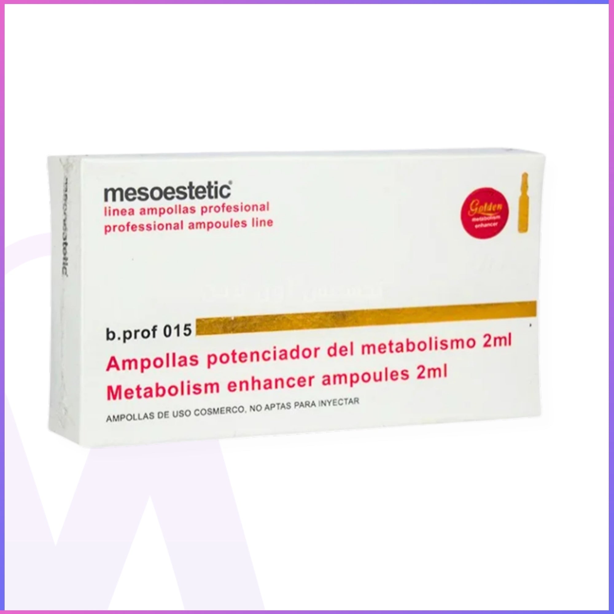 Mesoestetic Metabolism Enhancer - Professional Fat Burning Ampoules