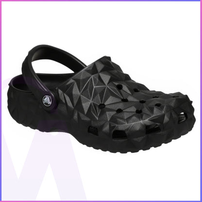 Unisex Crocs Classic Geometric Clog - Black