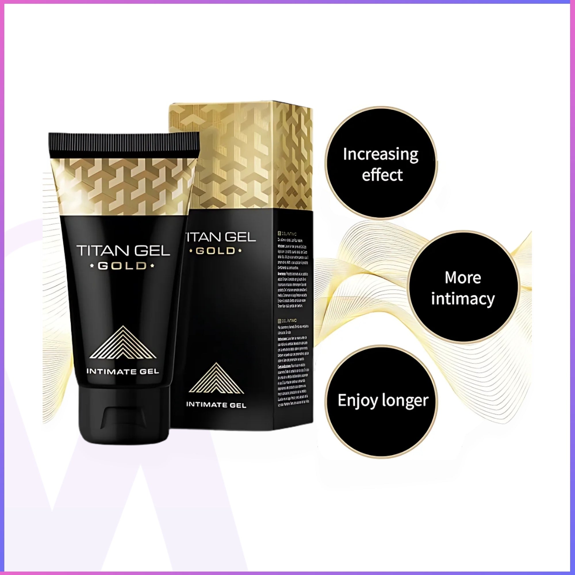 Titan Gel Gold – Intimate Gel for Men | 50ml