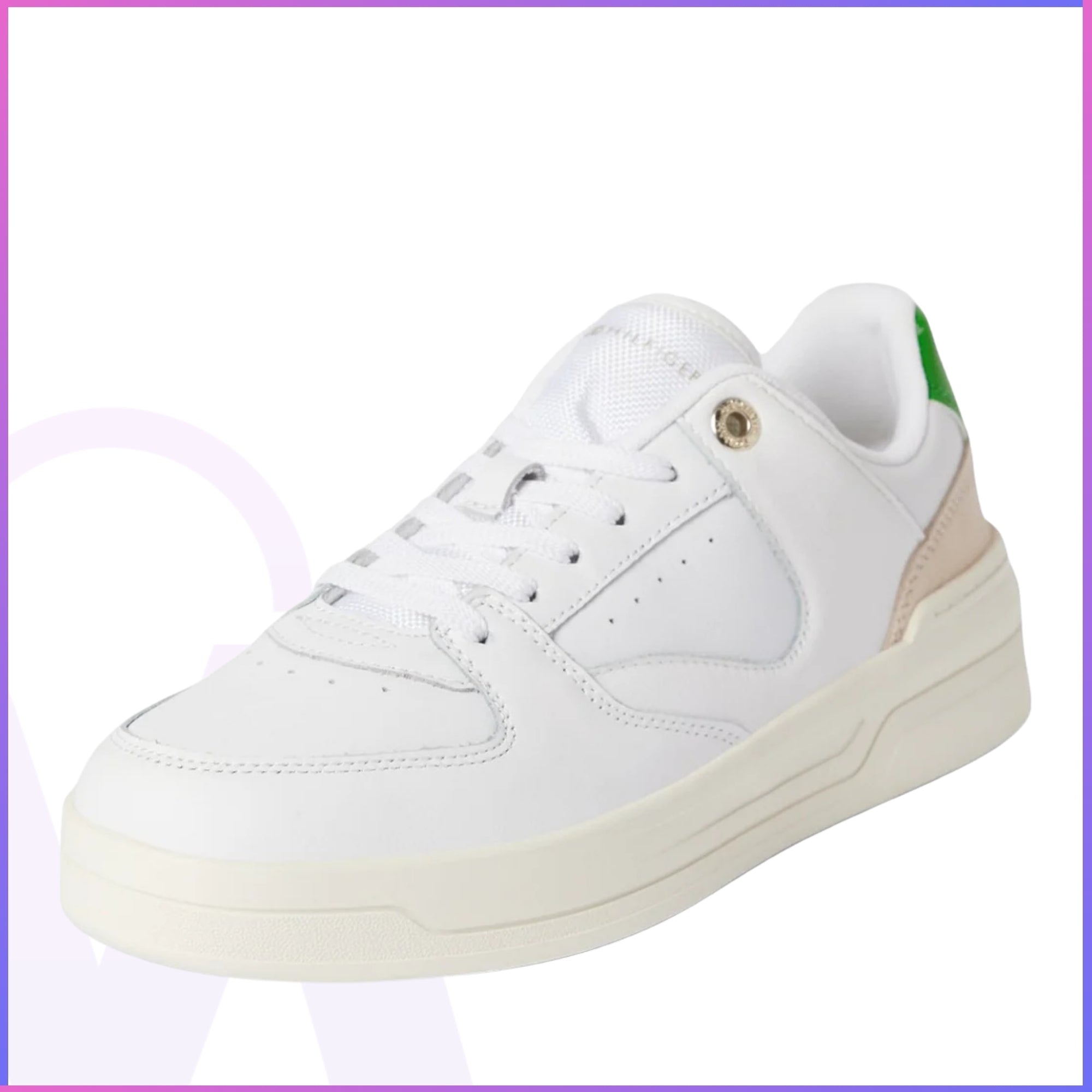Tommy Hilfiger Leather White Sneakers