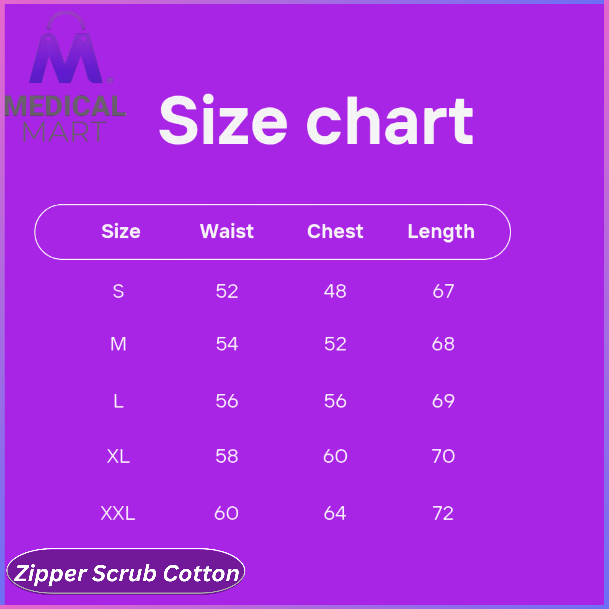 Zipper Scrub Cotton