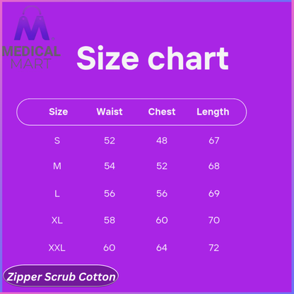 Zipper Scrub Cotton